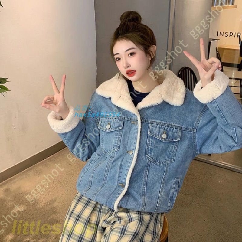 レディース ボア ボアジャケット アウター 秋冬 純色 無地 ポケット付き 着痩せ 防寒着 あったか 通学通勤 デート フリースジャケット トップス hax5a491554