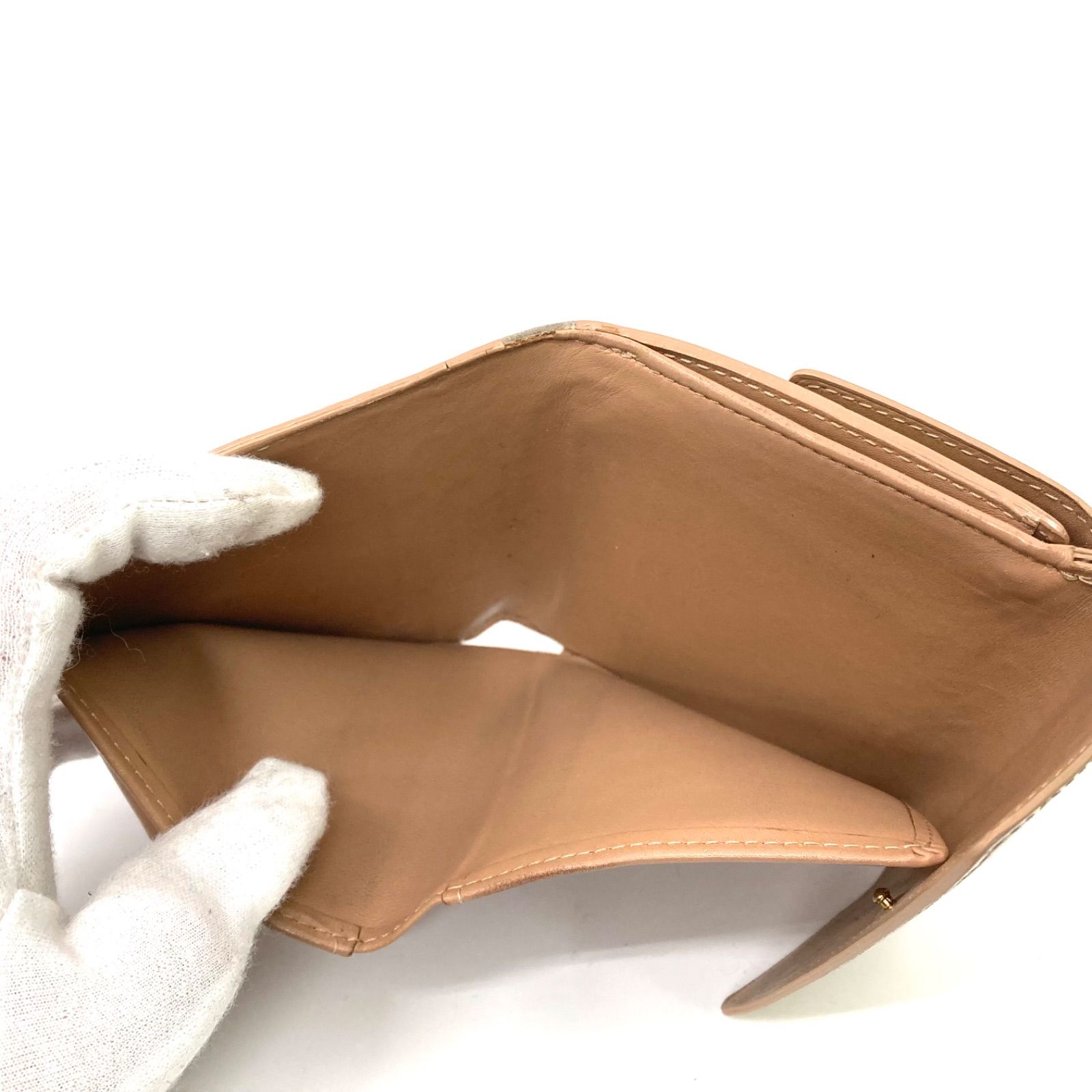 ルイヴィトン ヴェルニ wホック 折り財布 ネイビー ルイ・ヴィトン