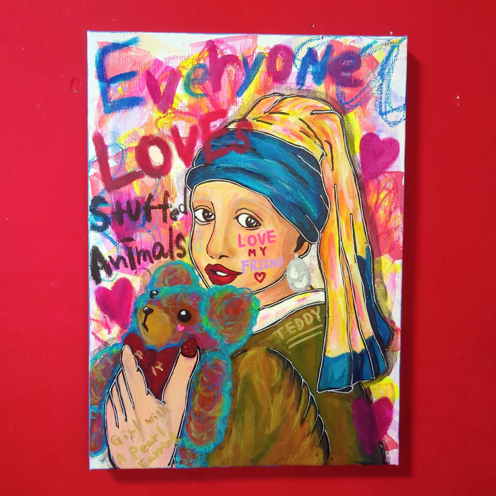 作品整理セール】Everyone loves〜 現代アート 絵画 フェルメール