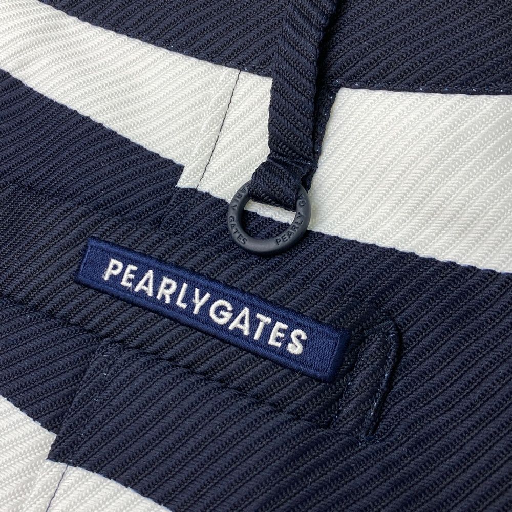 サイズ：1 PEARLY GATES パーリーゲイツ スカート 総柄 ネイビー系