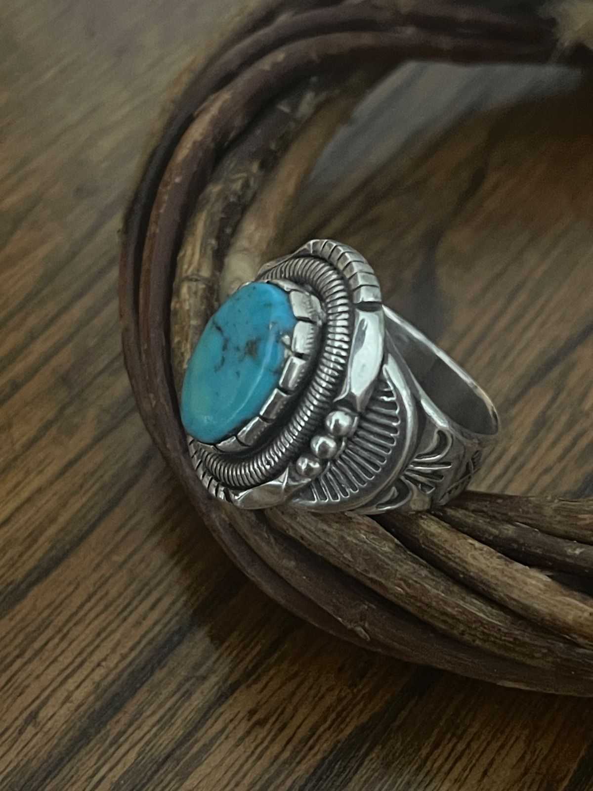 故ウィルバンデバー ナバホターコイズ リング - メルカリ