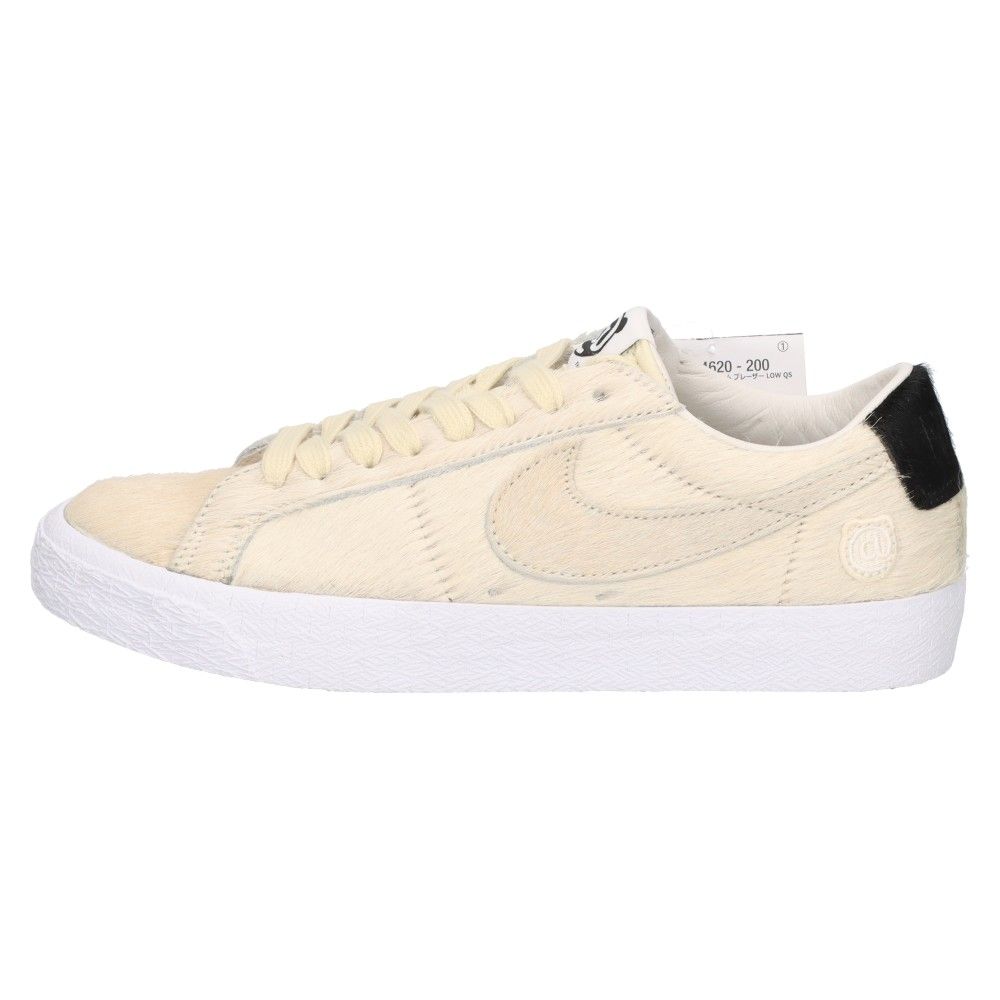 NIKE SB (ナイキエスビー) ×Medicom Toy Blazer Low BE@RBRICK メディコムトイ ブレザー ベアブリック ローカットスニーカー ホワイト US7.5/25.5cm CZ4620-200