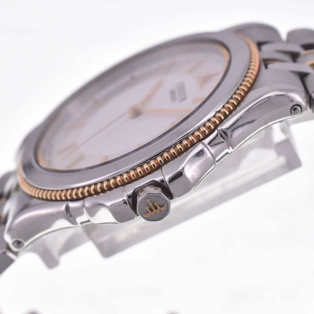 セイコー SEIKO 9581-6040 クレドール SS/K18YG クォーツ メンズ良品 K 