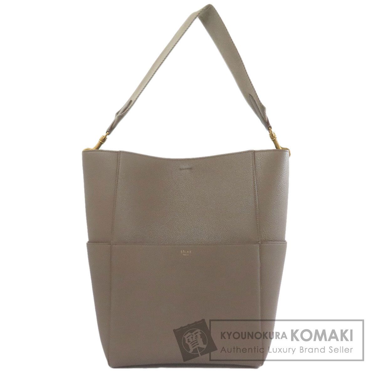 CELINE セリーヌ サングルバケット トートバッグ レザー レディース