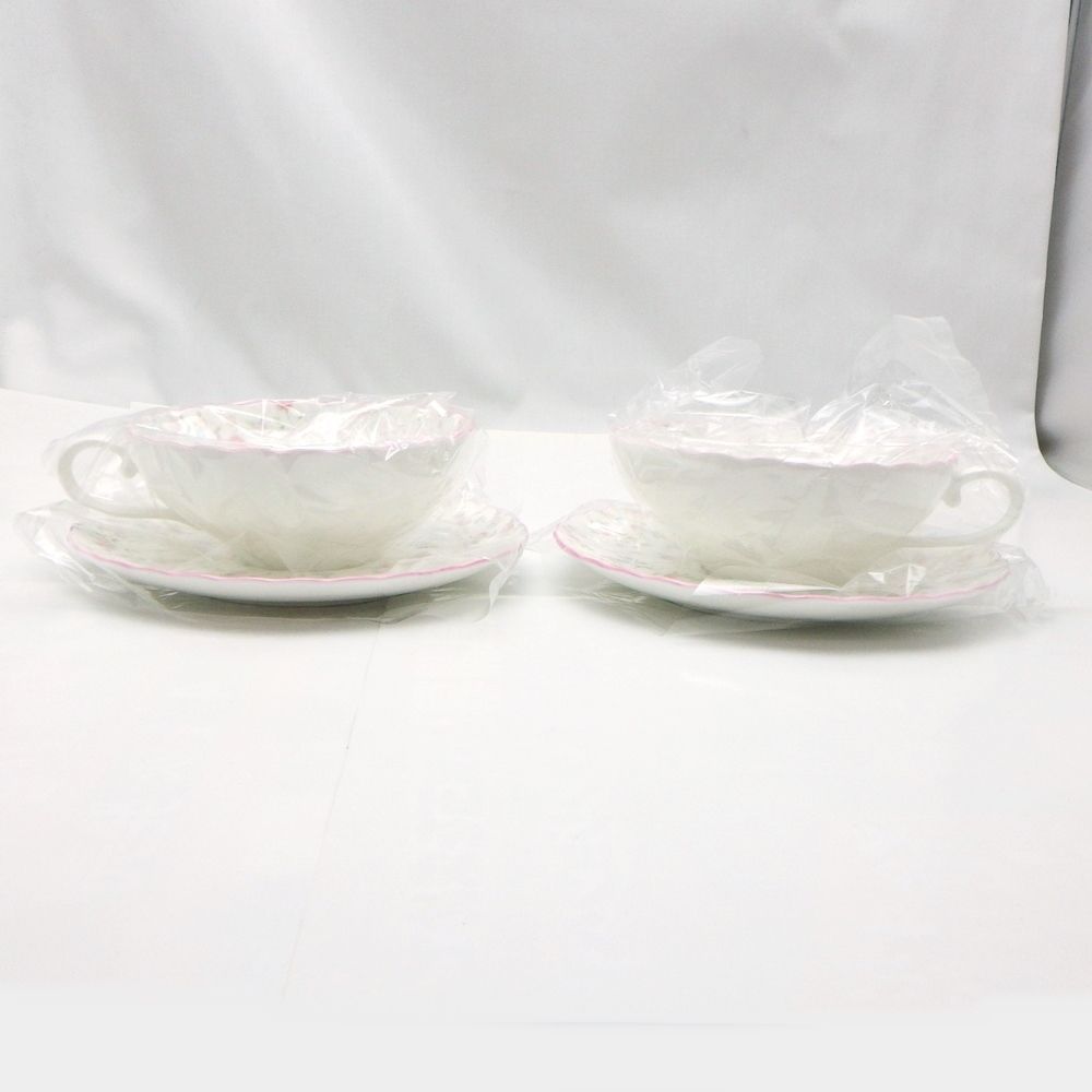 未使用】Noritake ノリタケ キューティーローズ ティー碗皿 ペア