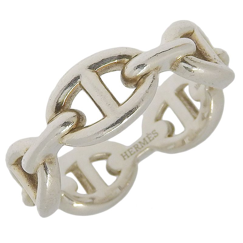 エルメス HERMES シェーヌダンクル リング SV925 シルバー色 #58 中古  