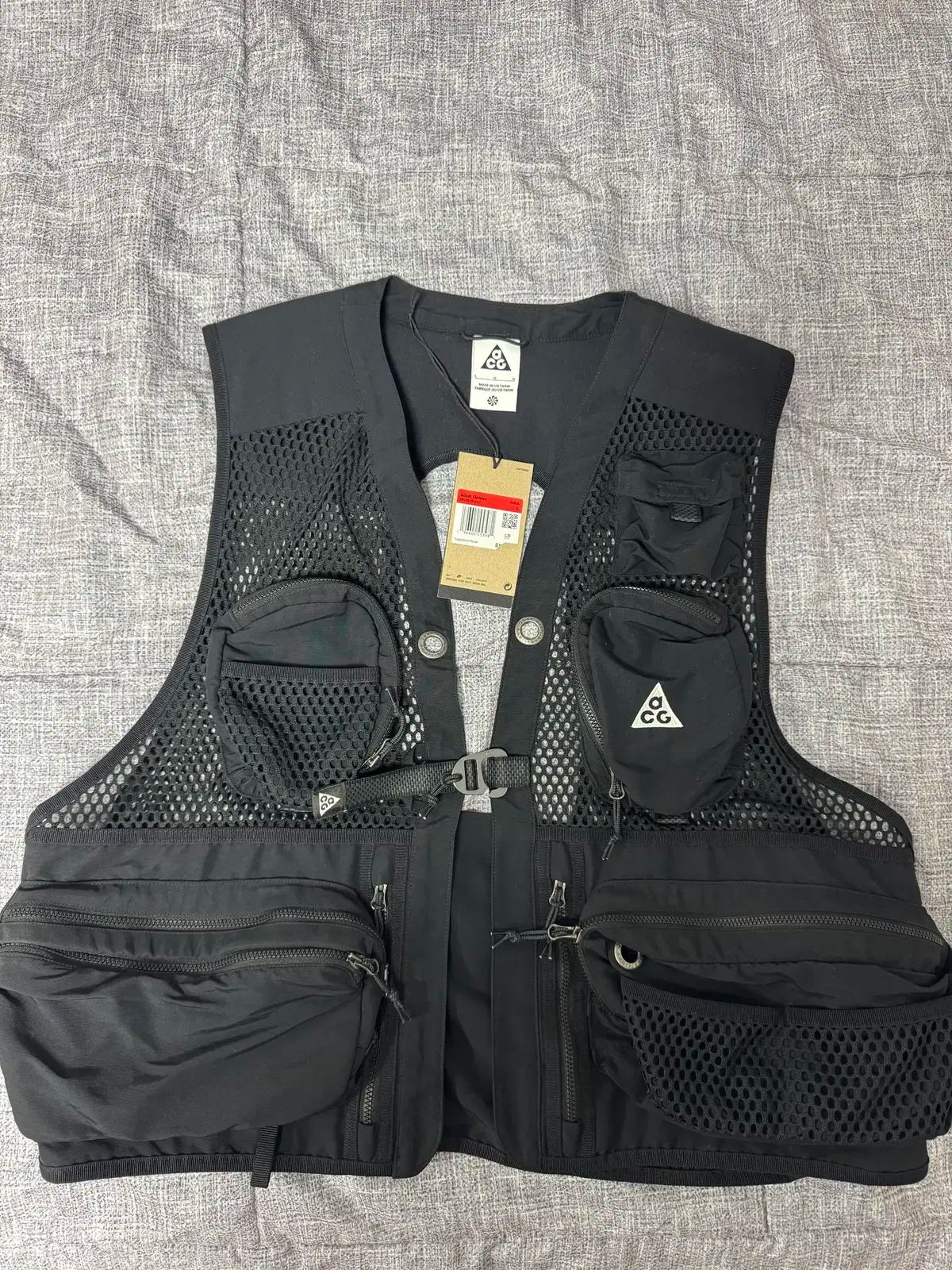 【雷市場（ポンジャン）商品韓国直送】 L Nike(ナイキ） ACG バトル ベスト 黒 US