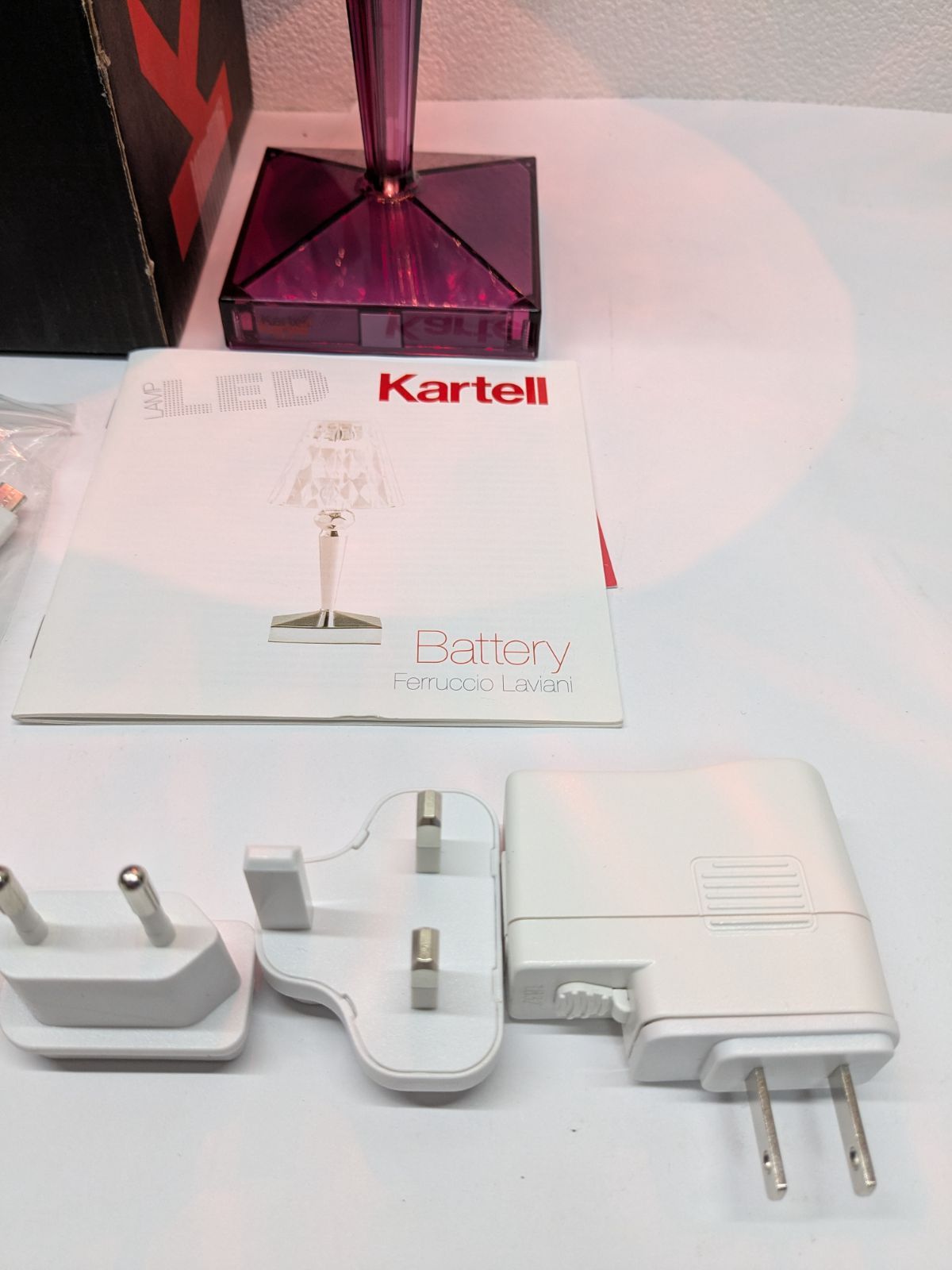 ☆美品☆Kartell カルテル バッテリーランプ フロアーランプ LED