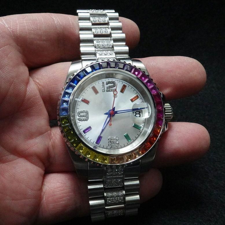 レインボー ダイバーケース フルカスタム 自動巻き ブリンブリン レインボー ダイバーケース フルカスタム 自動巻き ブリンブリン | RAIN