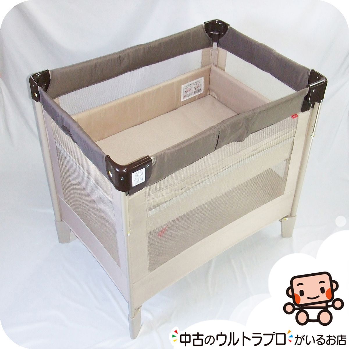 【美品】アップリカ ココネルエアー ミルク Aprica 箱付き 美品】Aprica アップリカ ココネル ベビーベッド ミルク - メルカリ