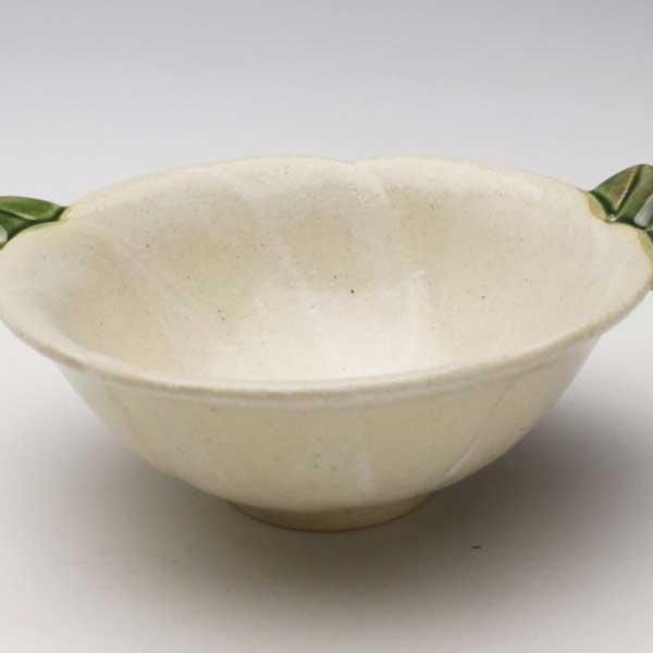 5枚セット）瀬戸焼 織部花椿 小鉢揃 ※陶器,セトモノ,個性的