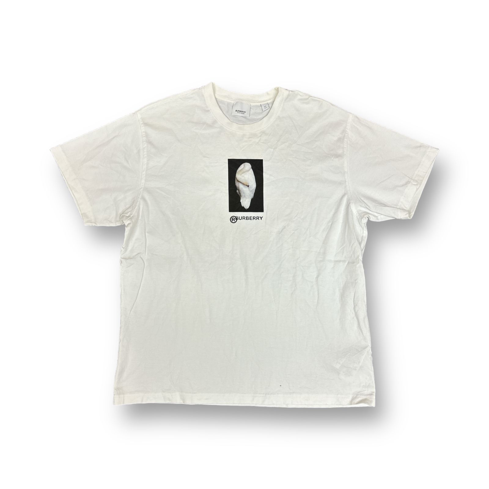 国内正規 BURBERRY プリント Tシャツ バーバリー 4563793 ホワイト XS 