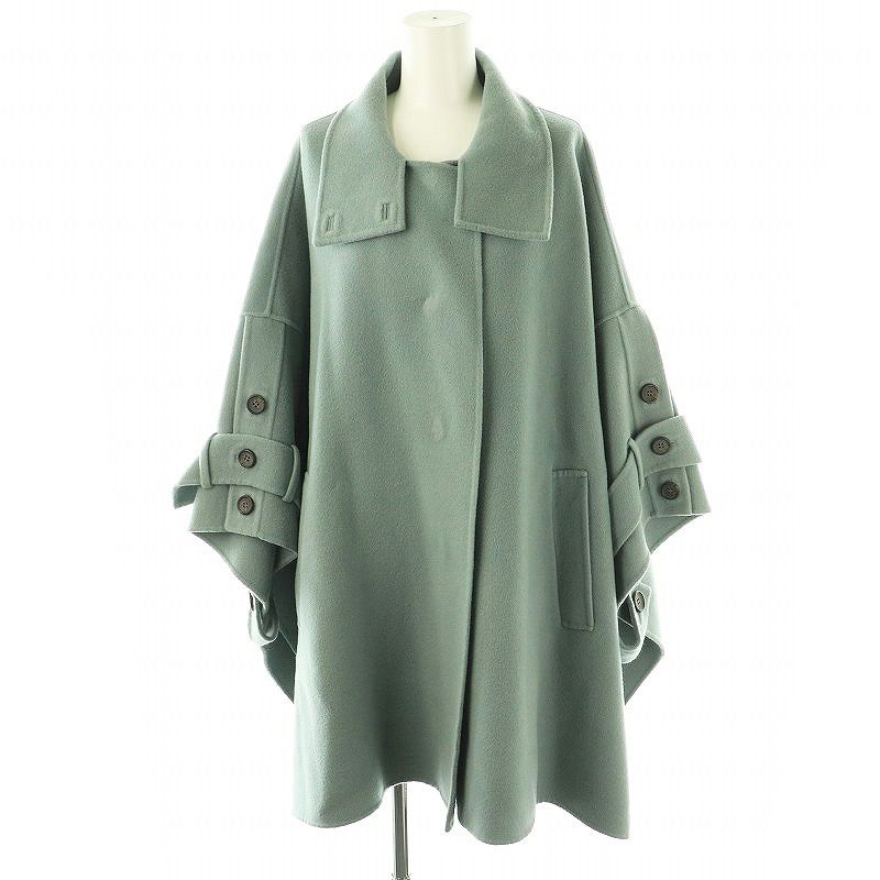 アドーア ADORE ルチアーナリバースタンドカラーコート カシミヤ混 38  