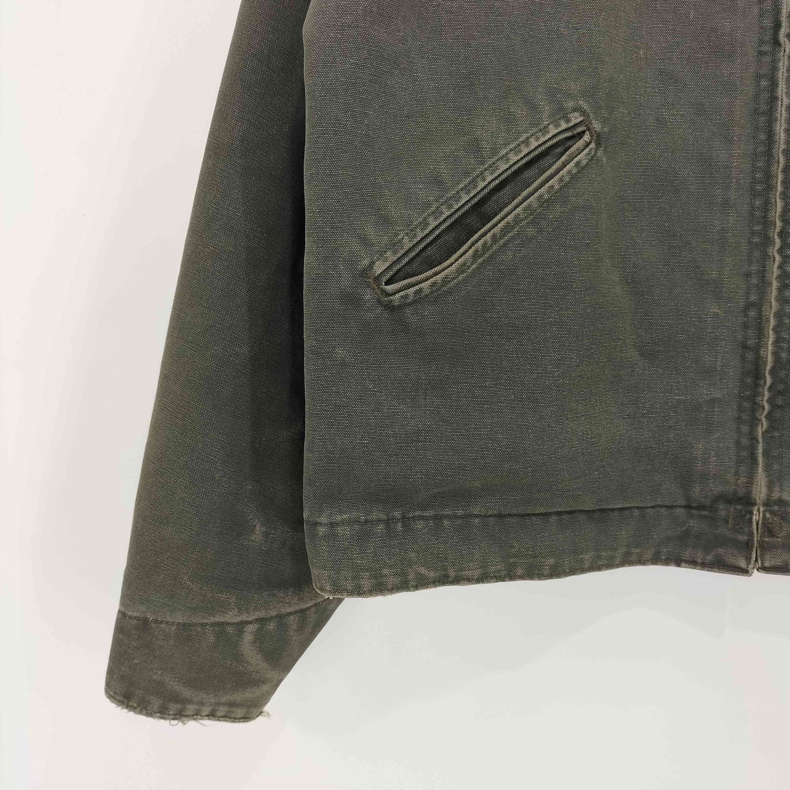 カーハート Carhartt 1997年 USA製 J97 MOSモスグリーン 企業ロゴ 裏地 