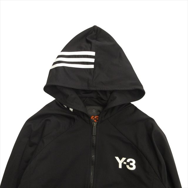 Y-3 ロゴトラックジャケット　ヨウジヤマモト Y-3 Yohji Yamamoto Y-3 トラックジャケット - Black | FWRD