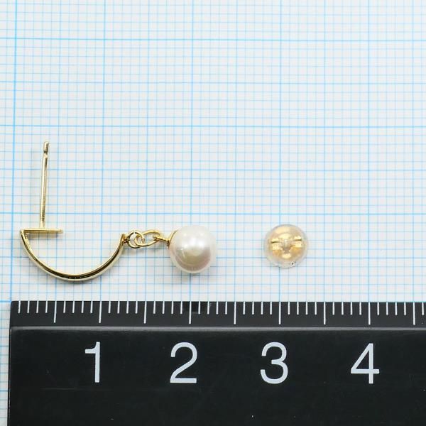 K18YG ピアス pierced earrings パール 真珠 総重量約1.0g FORTGASGNV_COM_BR