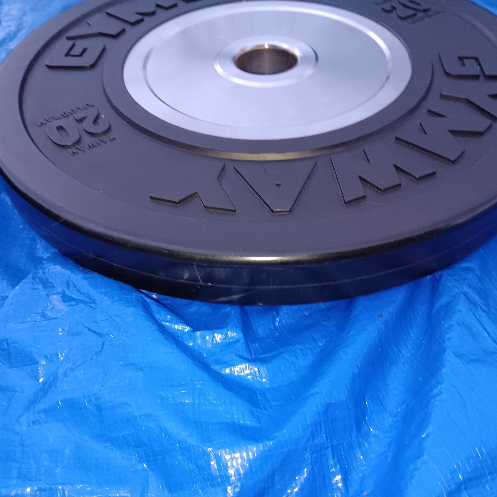 GYMWAY【 ジムウェイ 】薄型トレーニングバンパープレート 20kg 2枚