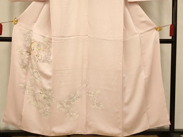 平和屋着物□訪問着 駒刺繍 中国三大刺繍 汕頭刺繍 スワトウ刺繍