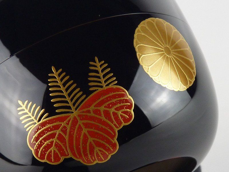 Ｍ５１６　棗　『中村宗尹作』『内銀塗』『扇面加賀蒔絵』『平棗』　共箱　茶道具 M516 棗 『中村宗尹作』『内銀塗』『扇面加賀蒔絵』『平棗』 共箱