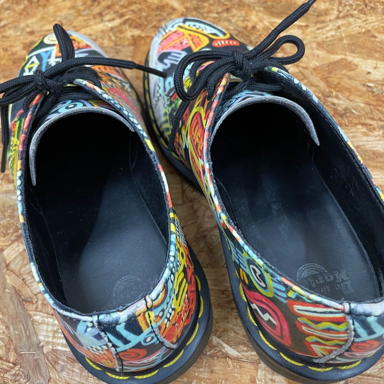 Dr.Martens × MARK WIGAN 3ホール UK4 23.0~23.5cm 総柄 ドクター 