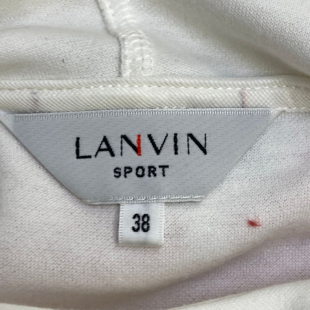 LANVIN ゴルフジャケット 38サイズ ホワイト/グレー 【公式通販】
