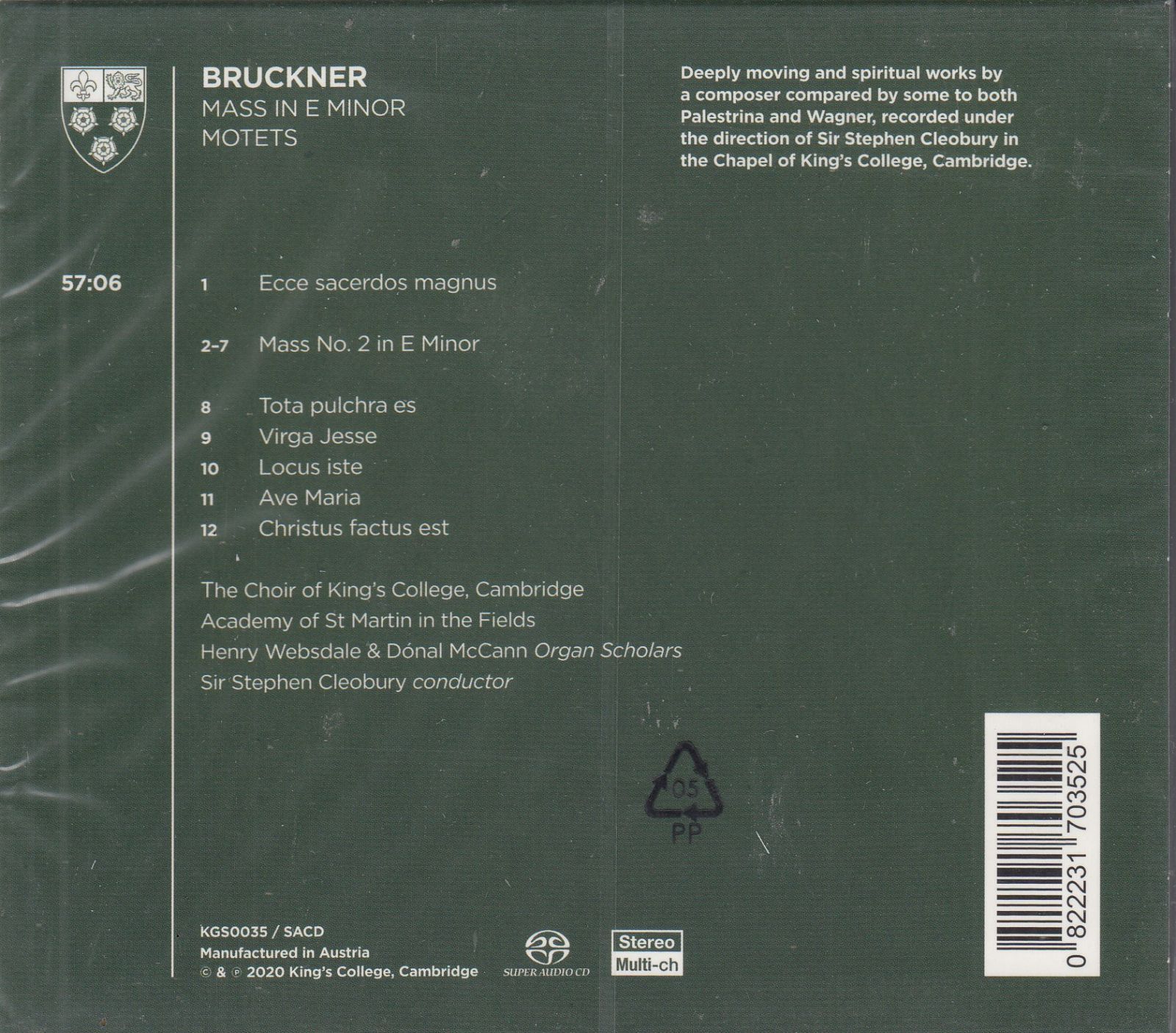 ブルックナー研究 レコード／CD :: SACD :: ハイブリッド :: アントン