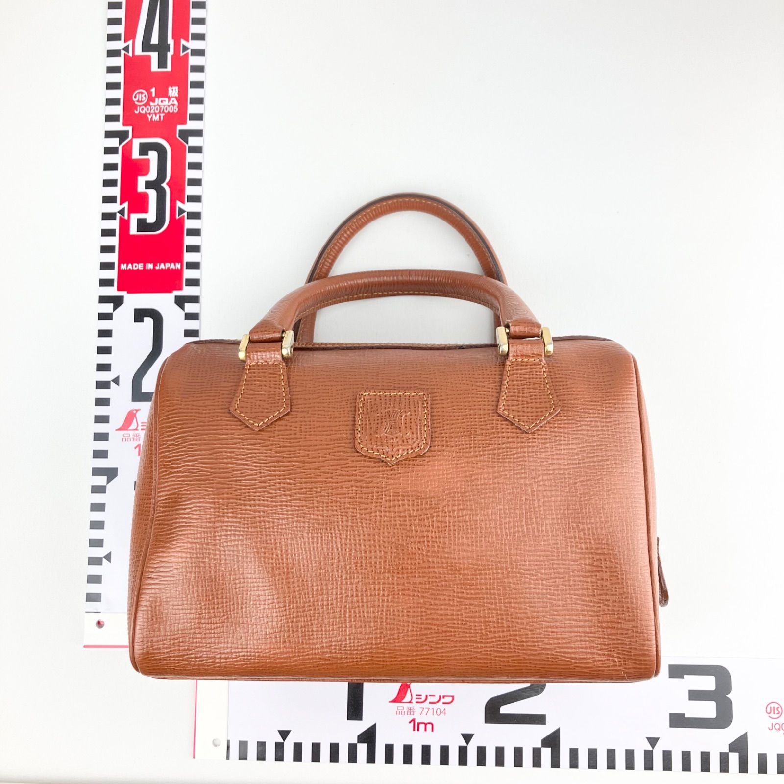 美品】CELINE セリーヌ ブラゾン ミニボストンバッグ 美品】CELINE セリーヌ ブラゾン ミニボストンバッグ
