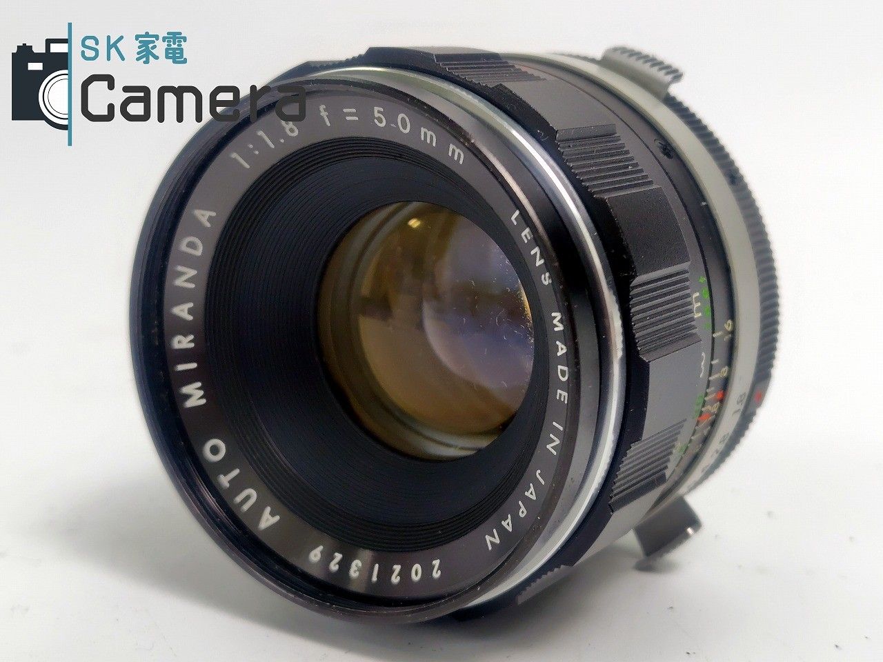 【中古】 MIRANDA SENSOREX II + AUTO MIRANDA 50ｍｍ F1.8 ミランダ 露出不良 中古】 MIRANDA SENSOREX II + AUTO MIRANDA 50mm F1.8