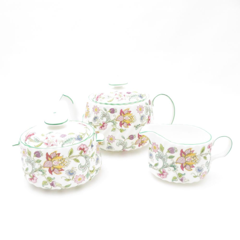 ハドンホールのピッチャー Minton シュガーポット&ミルクピッチャー