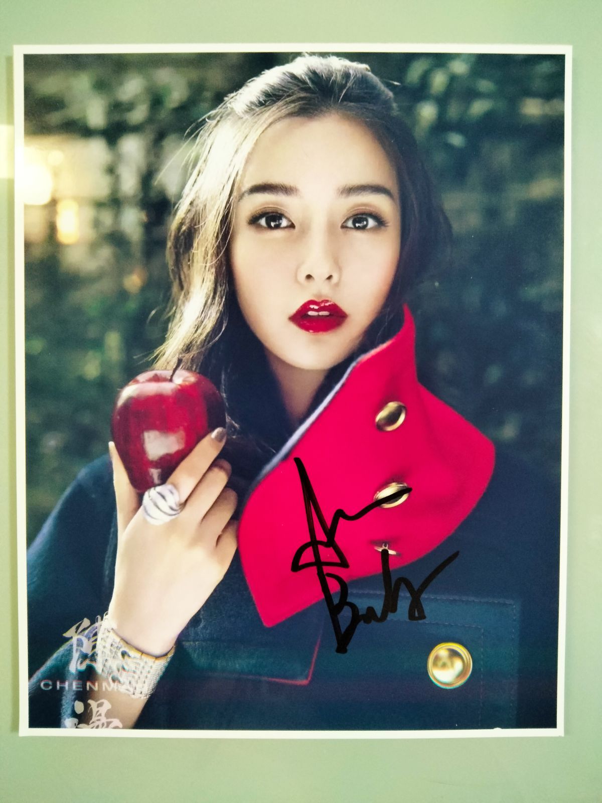 アンジェラ・ベイビー直筆サイン入り超 大型写真…Angelababy アンジェラ・ベイビー直筆サイン入り超 大型写真…Angelababy