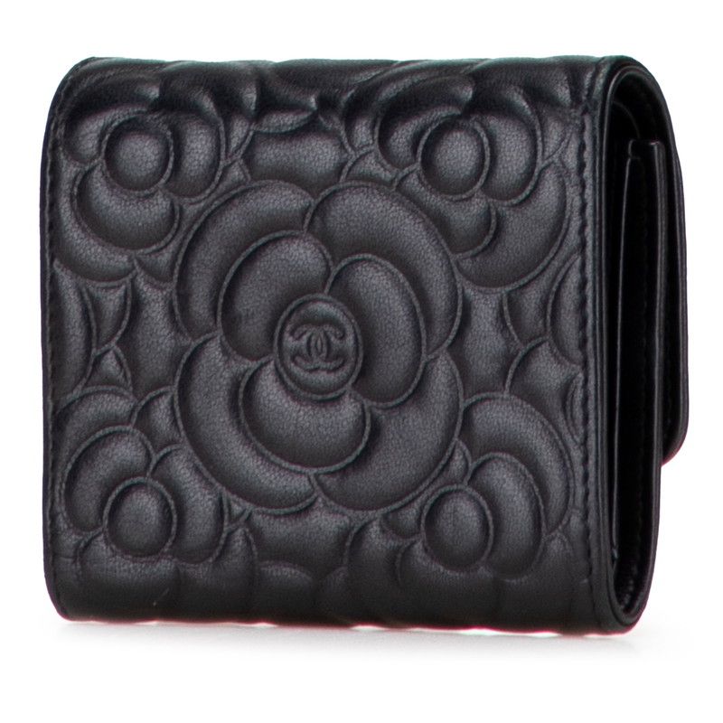 【美品】CHANEL シャネル カメリア ココマーク ラムスキン 小銭入れ CHANEL （新品・未使用品）シャネル ココマーク カメリア
