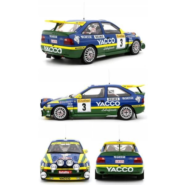 ミニカー　1/18 フォード エスコート RS コスワース モンテカルロラリー 1996 #3 [OTM1028] 中古】ミニカー<br> 1/18 フォード エスコート RS コスワース