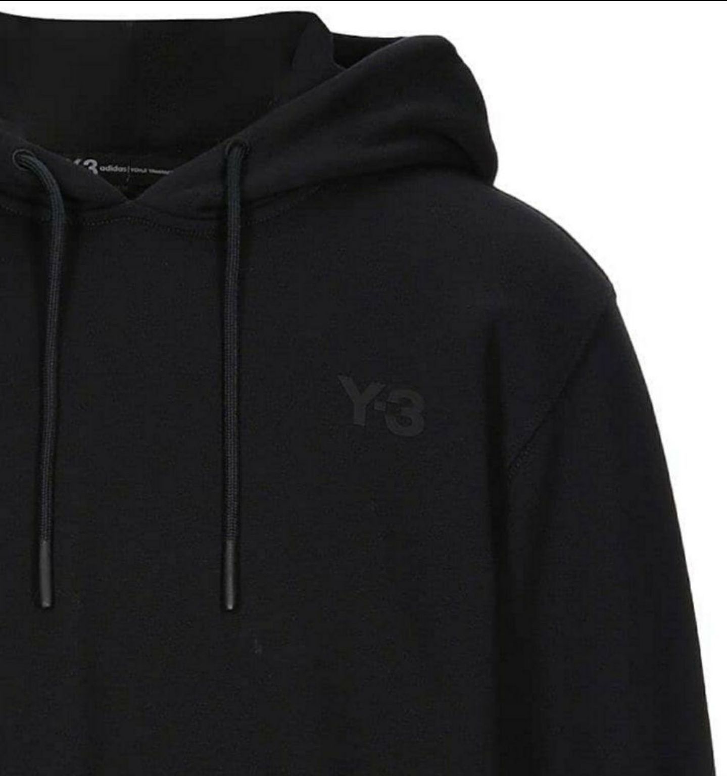 新品】Y-3 長袖着丈短め パーカー ブラック サイズL - メルカリ