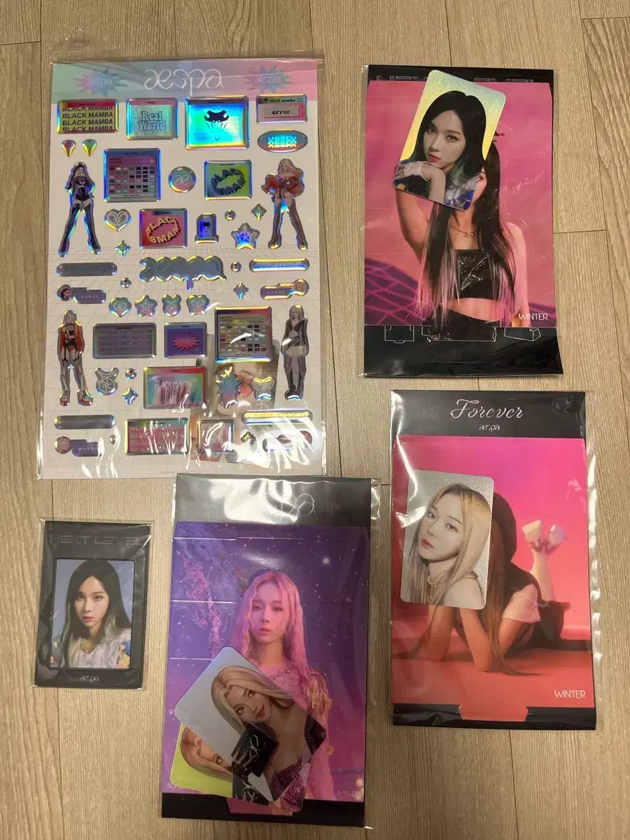 aespa(エスパ) ウィンター(WINTER) 初デビュー グッズ トレカ aespa