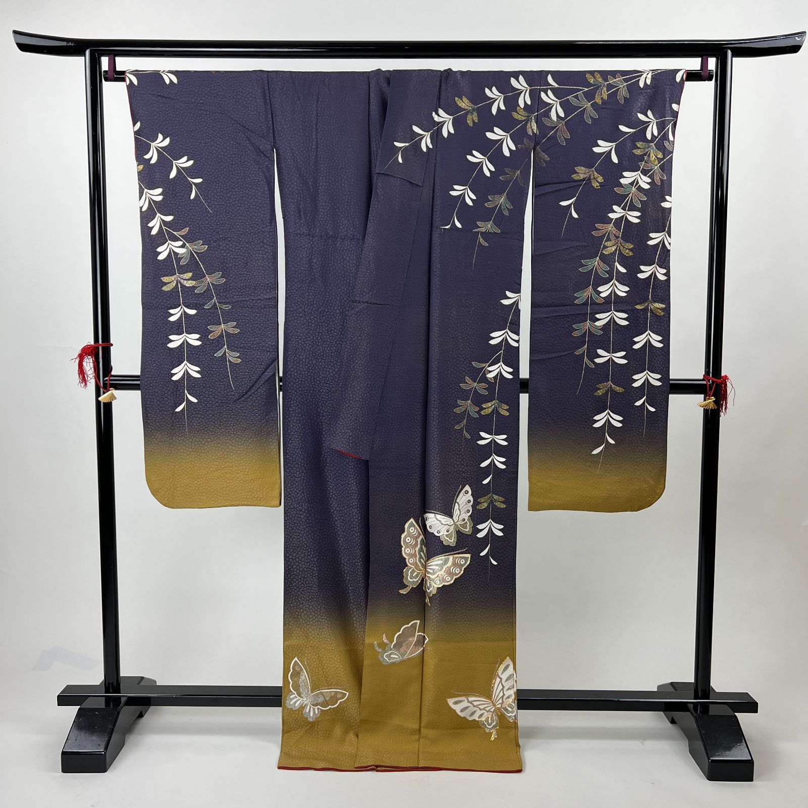 正絹　振袖 楽天市場】【レンタル】【振袖 正絹着物+袋帯 21点セット 絵羽