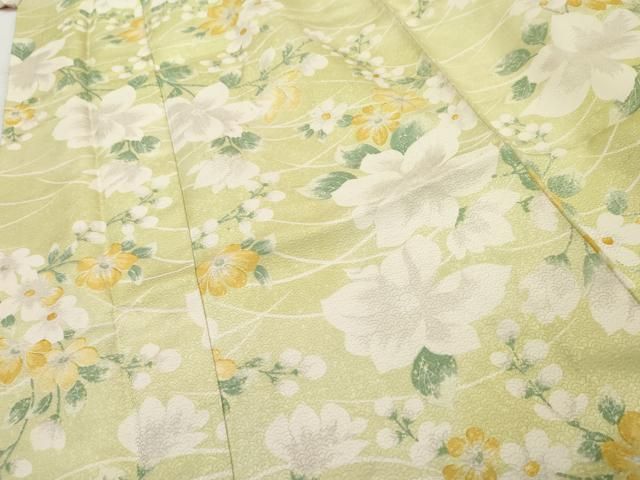 平和屋着物□上質な小紋 枝花文 正絹 逸品 AAAW2510cs