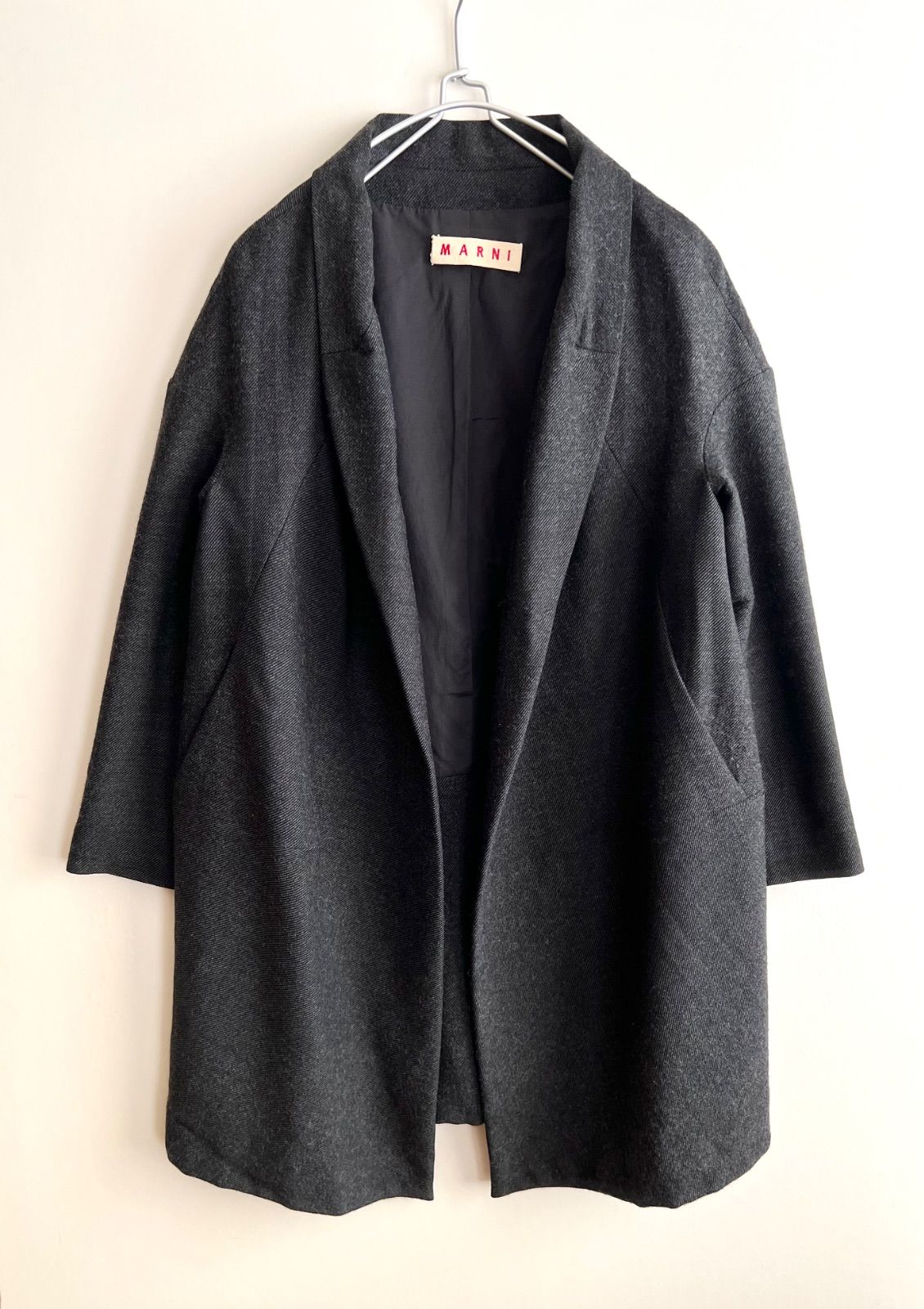 MARNI マルニ ウール チェスターコート ガウンコート