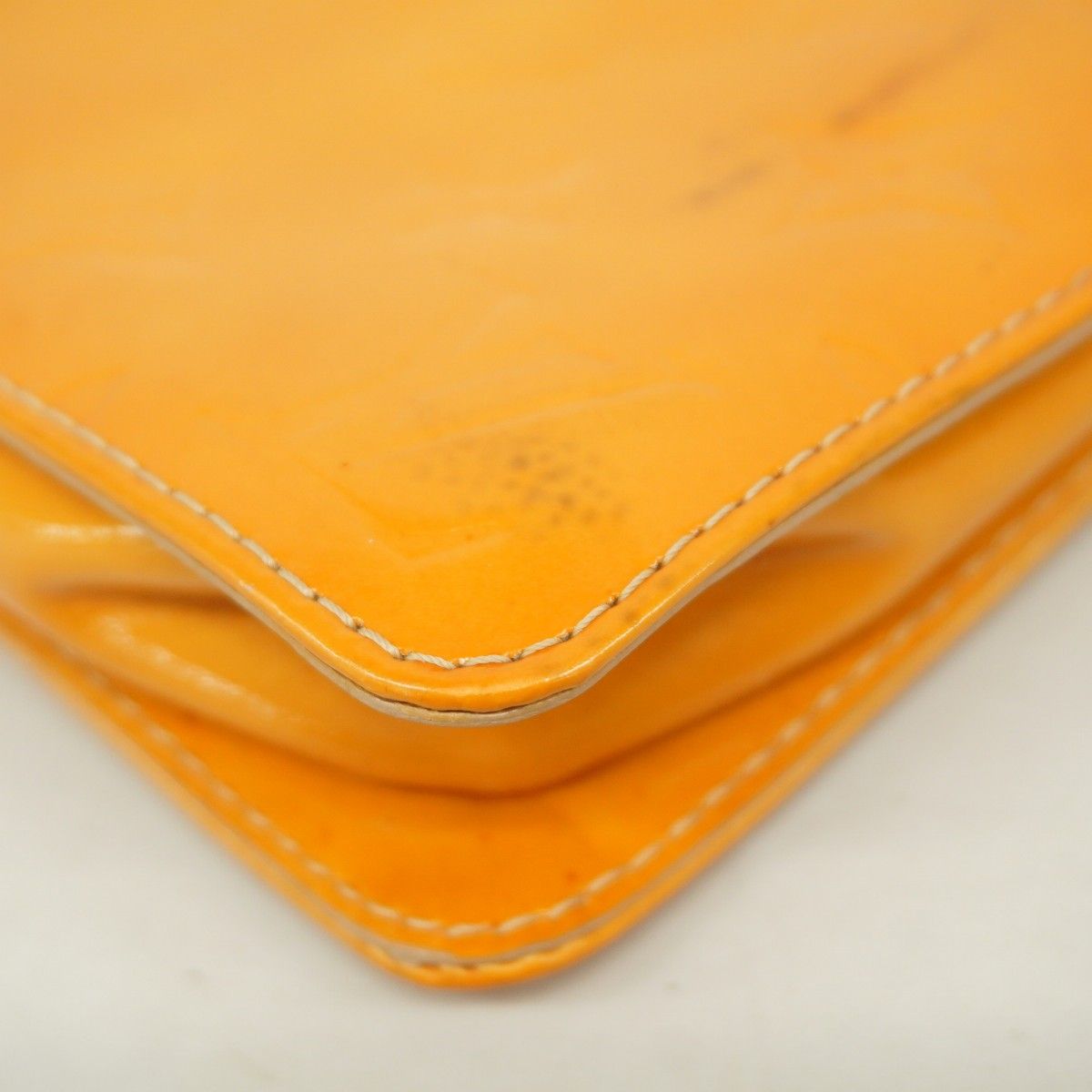 5id4550】ルイヴィトン ポーチ ヴェルニ レキシントン M91010 ベージュ  