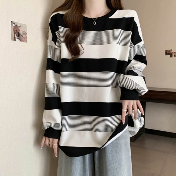 Tシャツ レディース トップス 40代 秋冬  ボーダー 長袖Tシャツ パーカー おしゃれ 韓国風 きれいめ フード付き ゆったり 30代 20代 黒 5色 パーカー 長袖 トップス レディース ボーダー Tシャツ ロンt