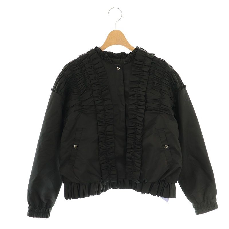 obli フリルブルゾン