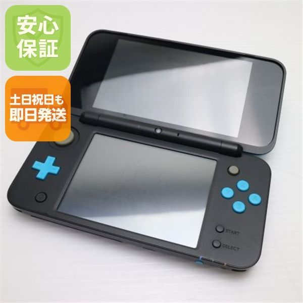 美品 NEWニンテンドー2DS LL ブラック×ターコイズ 即日発送 2DS