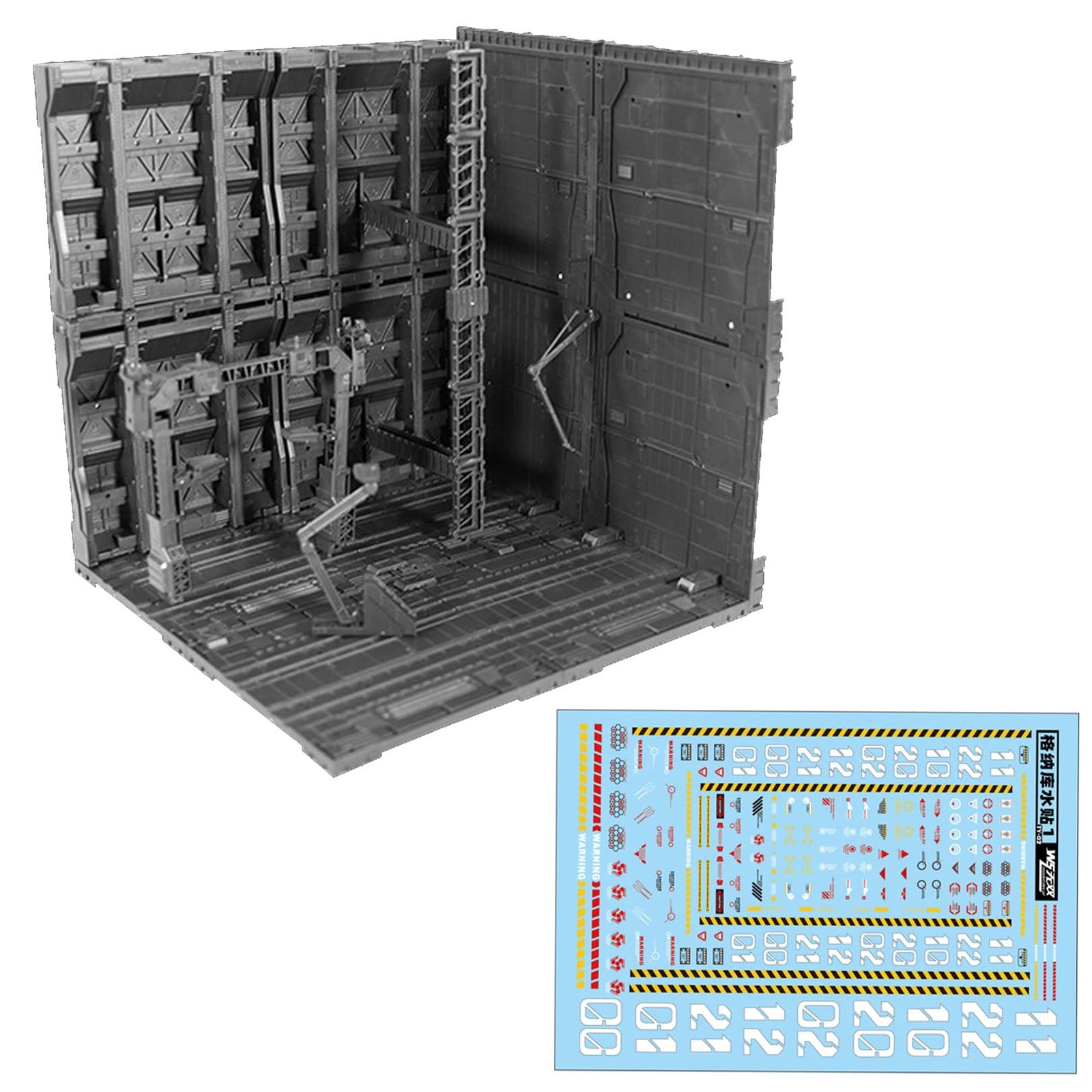 sac taske プラモデル ジオラマベース 格納庫 アクションベース