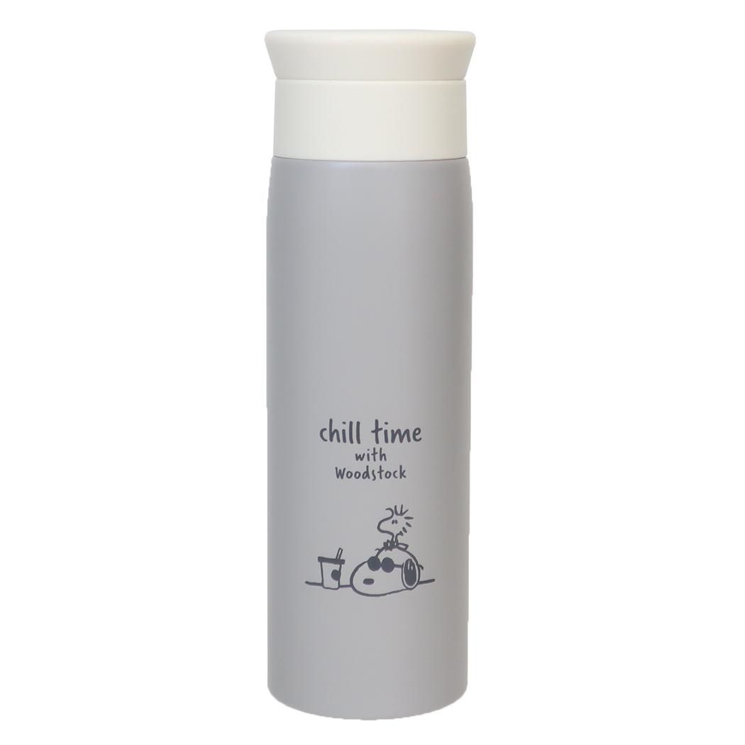 スヌーピー 保温保冷水筒 ステンレスボトル500ml チルタイム ピーナッツ カミオジャパン プレゼント キャラクター グッズ