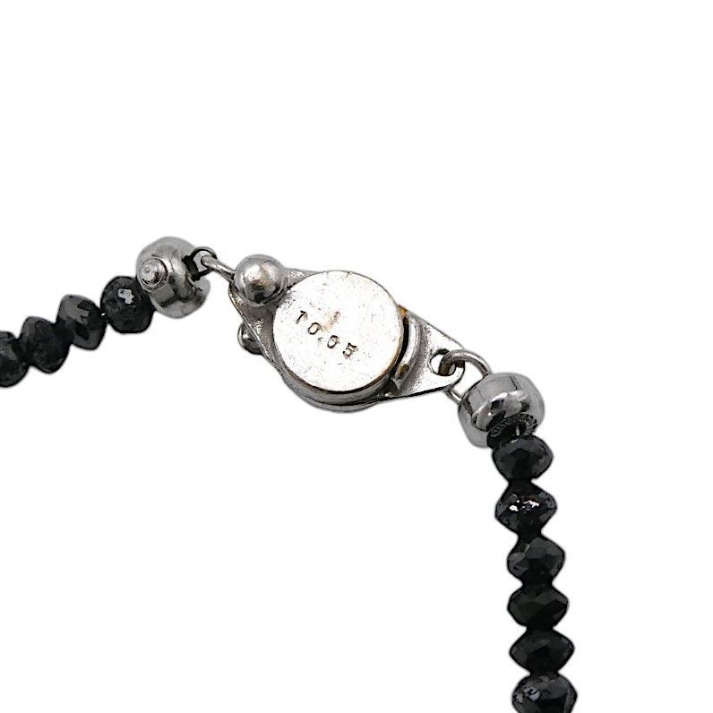 K18WG ブレスレット ブラックダイヤ10.05ct ディスクカット - メルカリ