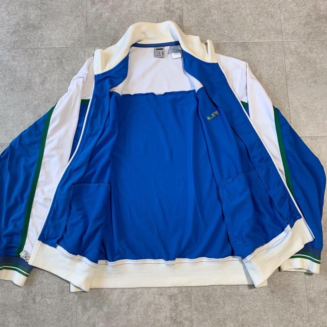 FILA イタリア トラックジャケット ジャージ ビンテージ 90s 青
