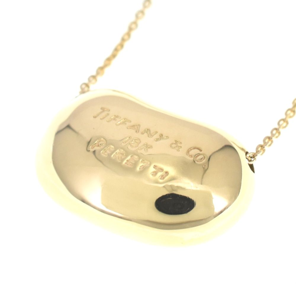 ティファニー TIFFANY&Co. ビーンズ ネックレス K18YG