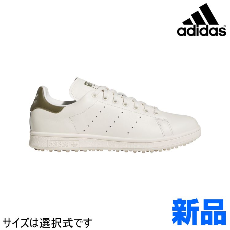 56オフホワイト|オリーブ メーカー正規仕入品 モデル adidas アディダス ゴルフシューズ NNO27 スタンスミス ゴルフ 靴ひもタイプ|EE相当|スパイクレス メンズ|レディース