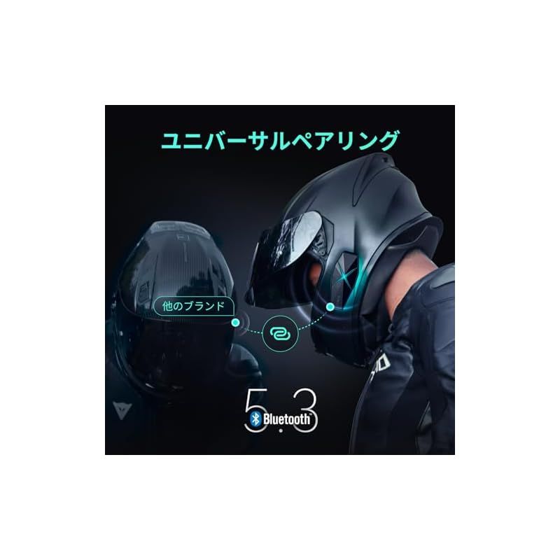 ASMAX F1 バイク インカム 10人同時メッシュ通信可能 Bluetooth5.3