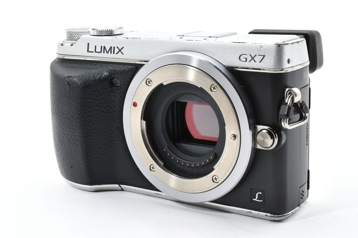 ショット数18177回 Panasonic LUMIX DMC-GX7 シルバー 元 き YM4399 189