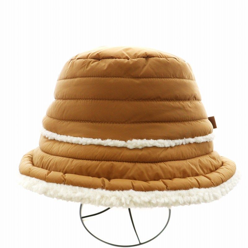 アグ オーストラリア UGG australia フラッフ レヴ ハット fluff Rev Hat バケットハット 帽子 ボア ナイロン S/M ベージュ /AN2